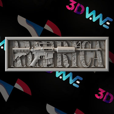 AMERICAN GUN 3d stl - 3DWave.us